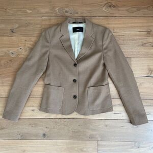 Filippa K: Fully Lined Classic Swedish Wool Khaki Blazer